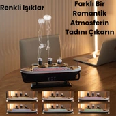 emi Tasarımlı Aromaterapi Difüzör & Nemlendirici - Denizanası Buhar Efekti, LED Işık ve Uzaktan Kumandalı - 2