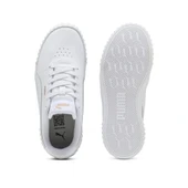 Puma Carina 3.0 Jr-White-Gold Çocuk Ayakkabı-Beyaz thumbnail 4