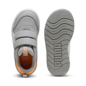 Puma Multiflex 2 SL V PS-Gray Echo-White Çocuk Ayakkabı-Gri - 6