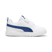 Puma Courtflex V3 V PS-White-Clyde Royal Çocuk Ayakkabı-Beyaz thumbnail 5