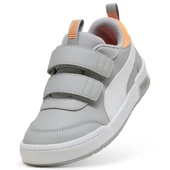 Puma Multiflex 2 SL V PS-Gray Echo-White Çocuk Ayakkabı-Gri - 2