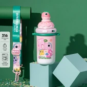 Emsan Baby Dinazor Termos Pembe 450 ml thumbnail 1