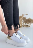 Gasta Beyaz Cilt Sarı Detaylı Bağcıklı Spor Ayakkabı thumbnail 7