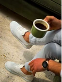 KB-101 Kuback Beyaz Triko Bağcıklı Günlük Erkek Ayakkabı thumbnail 5