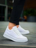 KB-X46 Kuback Beyaz Rugan Yüksek Beyaz Taban Günlük Spor Ayakkabı thumbnail 4