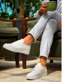 KB-101 Kuback Beyaz Triko Bağcıklı Günlük Erkek Ayakkabı thumbnail 7