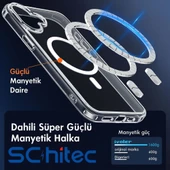 ScHitec İphone 17 Air Magsafe Özellikli Şeffaf Kılıf thumbnail 6