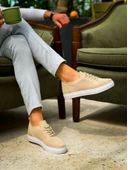 KB-101 Kuback Bej Triko Bağcıklı Günlük Erkek Ayakkabı thumbnail 5