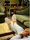 KB-101 Kuback Bej Triko Bağcıklı Günlük Erkek Ayakkabı thumbnail 9