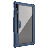 Nillkin Samsung Tab S9 Ultra Standlı Bumper Smart Cover Tablet Kılıf Mavi - 3