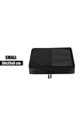 Küçük Boy 30x26x6 Siyah Valiz İçi Organizer Çanta - 6