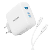 Ricomm 140W GaN 3 Portlu USB-C + USB-A Şarj Aleti Macbook & Notebook Uyumlu - TESHİR - 1