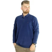 Erkek Sweatshirt Polo Vnz Selanik 20440 İndigo - 1