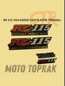 RX 115 Yan Kapak Yazısı – Plastik Tırnaklı Emblem - 1