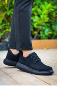 KB-003 Kuback Siyah Süet Siyah Taban Bağcıklı Günlük Erkek Ayakkabı thumbnail 2