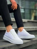 KB-X46 Kuback Beyaz Rugan Yüksek Beyaz Taban Günlük Spor Ayakkabı thumbnail 1