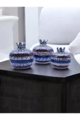 sharp&art 3'LÜ %100 EL İŞLEMESİ,DEKORATİF NAR ve LALE TAKIMLARI,EV DEKORASYONU...12 FARKLI MODEL İLE... - 1