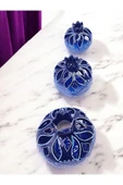 sharp&art 3'LÜ %100 EL İŞLEMESİ,DEKORATİF NAR ve LALE TAKIMLARI,EV DEKORASYONU...12 FARKLI MODEL İLE... - 5
