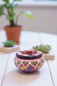 sharp&art SERAMİK KÜLLÜKLER, %100 EL İŞLEMESİ, KAPAKLI, KULLANIŞLI, DEKORATİF, 12 CM, 6 FARKLI MODEL - 5