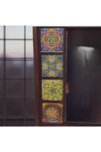 sharp&art Makyaj Aynası, Çini Süslemeli, Hem Kullanışlı Hem Şık...(22 * 22 cm) - 5