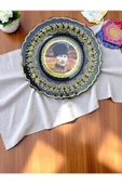 sharp&art Atatürk ve Türk Bayrağı Temalı 30 cm, El İşlemesi Çini Tabaklar, 30 cm, Özel Hediye Seçeneği thumbnail 2