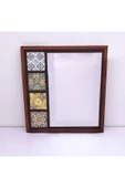 sharp&art Makyaj Aynası, Çini Süslemeli, Hem Kullanışlı Hem Şık...(22 * 22 cm) - 2