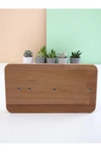 sharp&art Doğal Ahşap (KAYIN) Şişe Ve Kadeh Askısı - 3