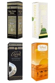 4 Adet Kabe Örtüsü Kokusu  Medine Ravza Kokusu Uhud Kokusu Ve Hacerul Esved 400 Ml. - 1