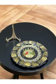 sharp&art Osmanlı Tuğrası Temalı 30 cm, Detaylı El İşlemesi ve Yaldızlı Çini Tabak, Özel Hediye Seçeneği - 5