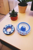 sharp&art SERAMİK KÜLLÜKLER, %100 EL İŞLEMESİ, KAPAKLI, KULLANIŞLI, DEKORATİF, 12 CM, 6 FARKLI MODEL - 4