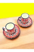sharp&art NAZAR BONCUĞU TEMALI 2 KİŞİLİK KAHVE FİNCAN TAKIMI (2 FARKLI MODEL SEÇENEĞİ İLE...) - 5