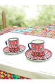 sharp&art NAZAR BONCUĞU TEMALI 2 KİŞİLİK KAHVE FİNCAN TAKIMI (2 FARKLI MODEL SEÇENEĞİ İLE...) - 1
