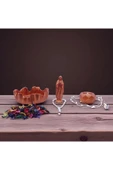 sharp&art Meryem Ana Heykelciği ve Mumluk, Kurutulmuş Yapraklar ve Led Işık ile, 4 farklı renk - 6