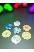 sharp&art Taş Mandala Seti, 5 Farklı Desen, 12 Renk Akrilik Boya, 2 Farklı İnce Uç Fırça ile Dilediğince Boya - 5