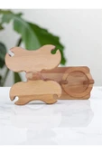 sharp&art Doğal Ahşap (KAYIN) Şişe Ve Kadeh Askısı - 5