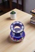 sharp&art SERAMİK KÜLLÜKLER, %100 EL İŞLEMESİ, KAPAKLI, KULLANIŞLI, DEKORATİF, 12 CM, 6 FARKLI MODEL - 2
