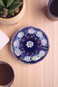 sharp&art SERAMİK KÜLLÜKLER, %100 EL İŞLEMESİ, KAPAKLI, KULLANIŞLI, DEKORATİF, 12 CM, 6 FARKLI MODEL - 3