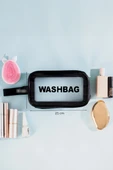 Porsima 3140 2li Şeffaf Seyahat Ve Makyaj Çantası Su Geçirmez Organizer Washbag Şeffaf thumbnail 3
