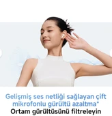 Xiaomi Redmi Buds 6 Active (KVK Garantili) Siyah thumbnail 3