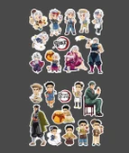 Demon Slayer Gyomei Himejima - Tengen Uzui 2 Li Set Anime Sticker Çıkartma-kimetsu no yaiba - 3