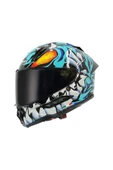 Sway SW 868 CANNIBAL Black Blue Full Face thumbnail 2