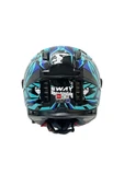 Sway SW 868 CANNIBAL Black Blue Full Face thumbnail 4