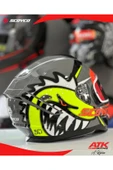 Scoyco 869 Shark Fullface Kask Motosiklet Kaskı Tam Kask thumbnail 3