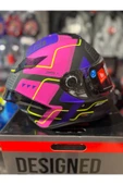 MT Helmets Targo S Brik C8 Mat (şeffaf vizörlü) kask thumbnail 3