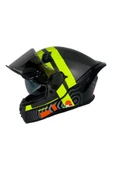 Sway 869 STRIP BLACK YELLOW KASK - 3
