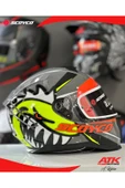 Scoyco 869 Shark Fullface Kask Motosiklet Kaskı Tam Kask thumbnail 2