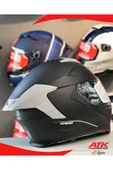 Shiro Raptor Mat Siyah Kask Full Face Kask Motosiklet Kaskı Kapalı Kask Full Siyah Kask thumbnail 3