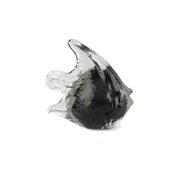 Mikasa Moor Siyah Clear Cam Balık Dekor Obje 14x10x13 cm - 1