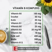 Venatura Vitamin B Kompleks 30 Kapsül thumbnail 3