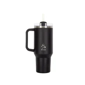 Sip Voyage Siyah Paslanmaz Çelik Pipetli Termos Bardak 900ml - 1